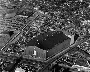 Aerial view of Olympia Stadium 1969 Print