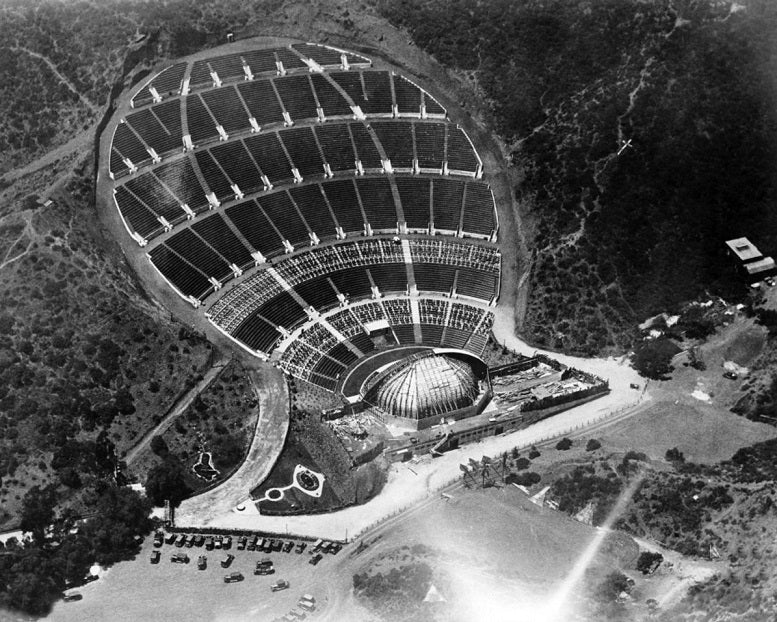 Aerial view of the Hollywood Bowl 1920s Print
