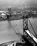 Ambassador Bridge under Construction 1928 Print