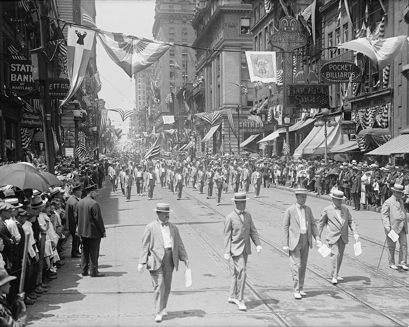 Baltimore's Elk Parade 1916 Print