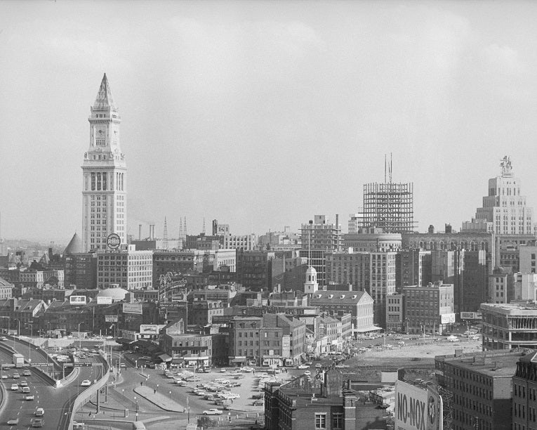 Boston Skyline 1964 Print