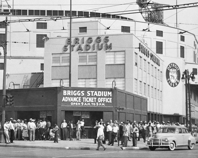 Briggs Stadium 1951 Print