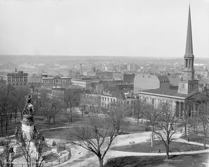 Capitol Square, Richmond VA 1905 Print