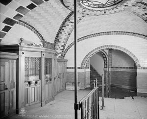 City Hall Subway Station Ticket Booth 1904 Print