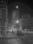 Commerce Street at Night 1942 Print
