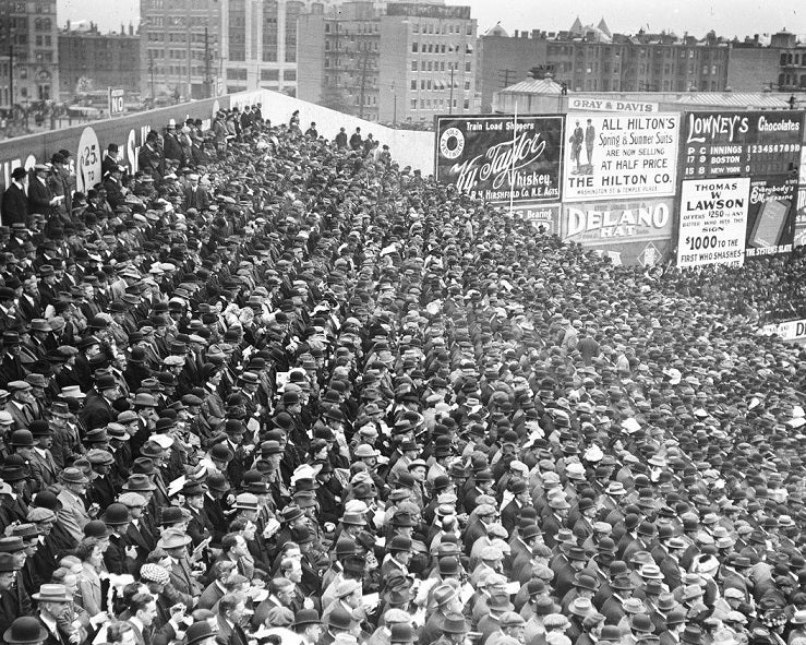 Crowds at Fenway 1912 Print