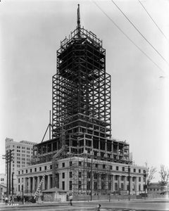 Dade County Courthouse under Construction 1927 Print