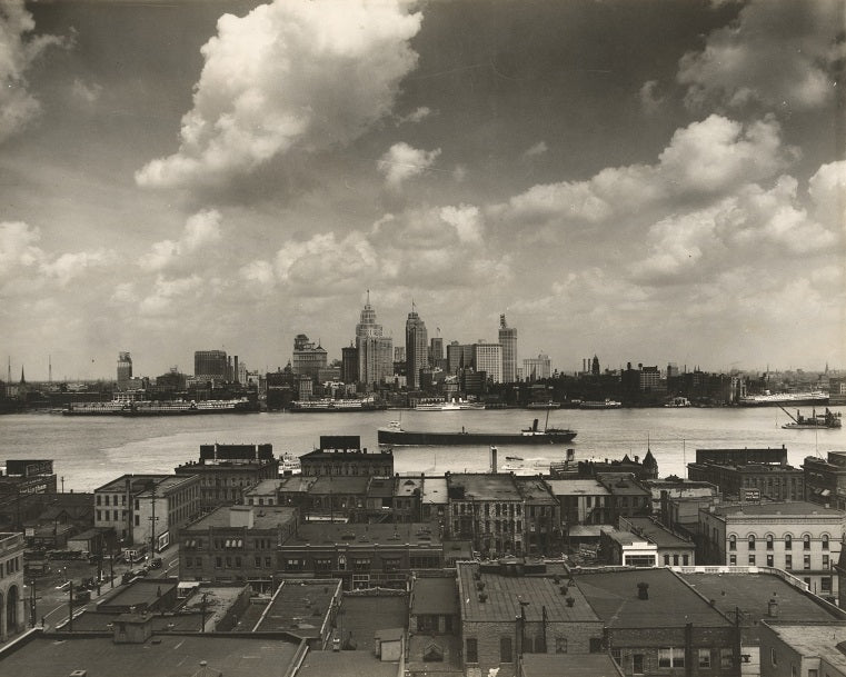 Detroit Skyline 1929 Print