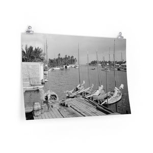 Miami River at Biscayne Bay 1910 Poster Size
