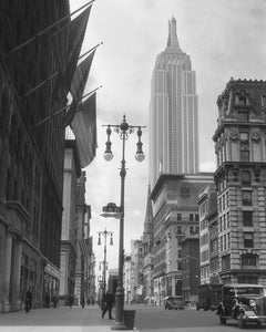 Empire State Building from 41st 1933 Print