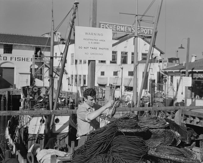 Fisherman's Wharf 1943 Print
