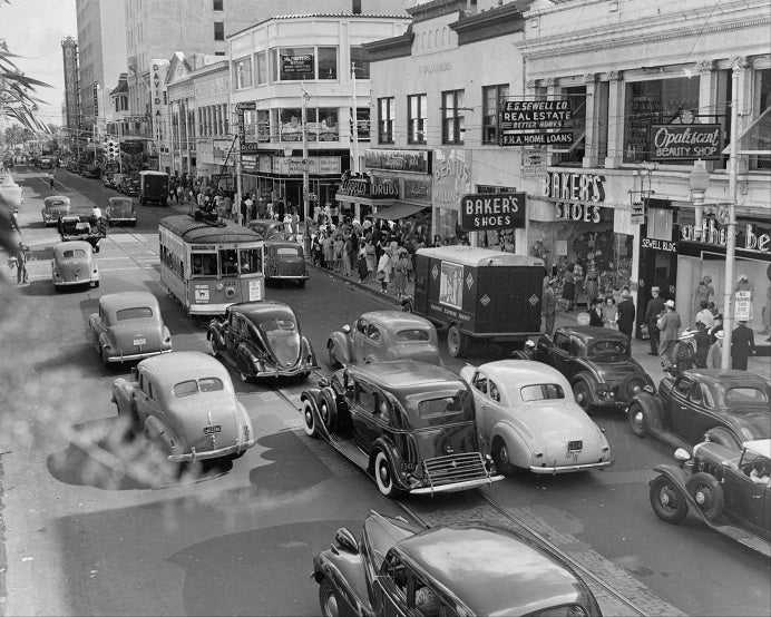 Flagler Street 1940 Print