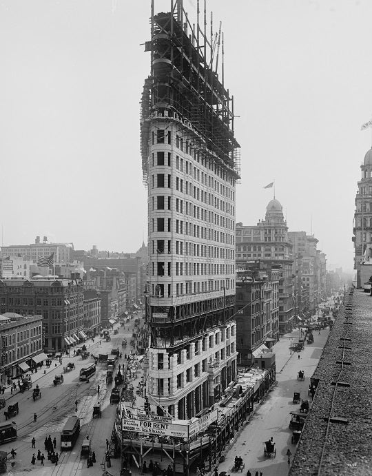 Flatiron Building under Construction 1902 Print