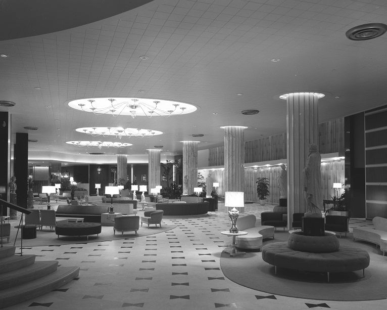 Fontainebleau Lobby 1955 Print