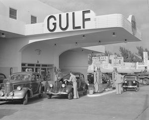 Miami Beach Gas Station 1939 Print