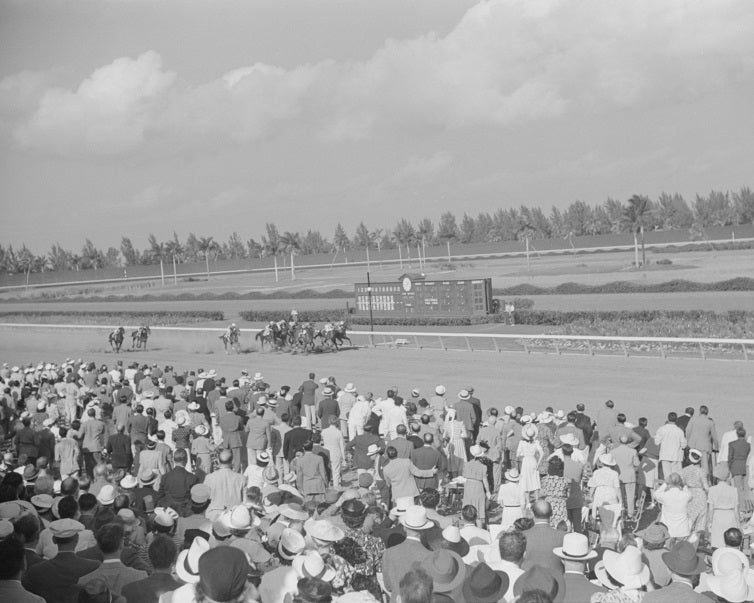 Hialeah Race Track 1939 Print