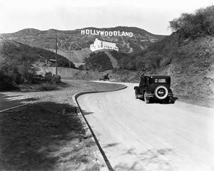 Hollywoodland Sign 1920s Print