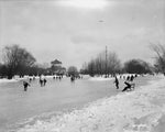 Ice Skating at Belle Isle Park 1904 Print