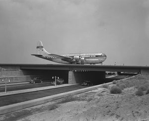 Idlewild Airport Bridge 1949 Print