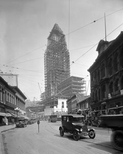 LA City Hall under Construction 1927 Print