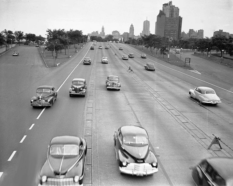 Lake Shore Drive 1947 Print