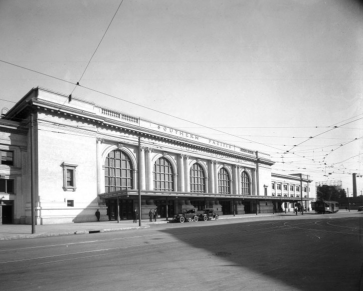 Los Angeles Central Station 1918 Print