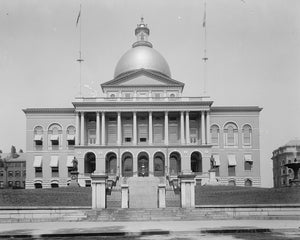 Massachusetts State House 1899 Print