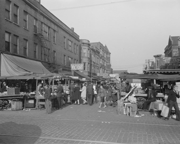 Maxwell Street Market 1941 Print