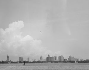 Miami Skyline 1941 Print