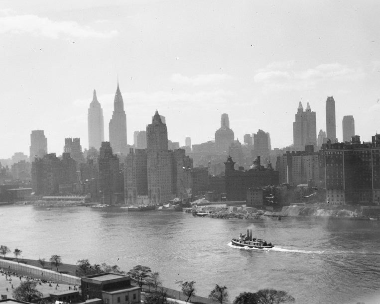 New York City Skyline 1930s Print