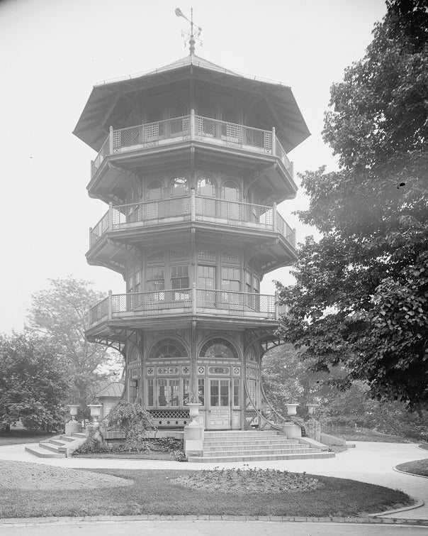 Patterson Park Pagoda 1903 Print