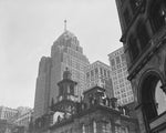 Penobscot Building and Old City Hall 1942 Print