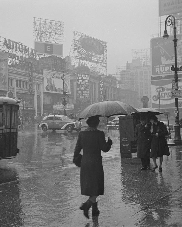 Rainy Times Square 1943 Print