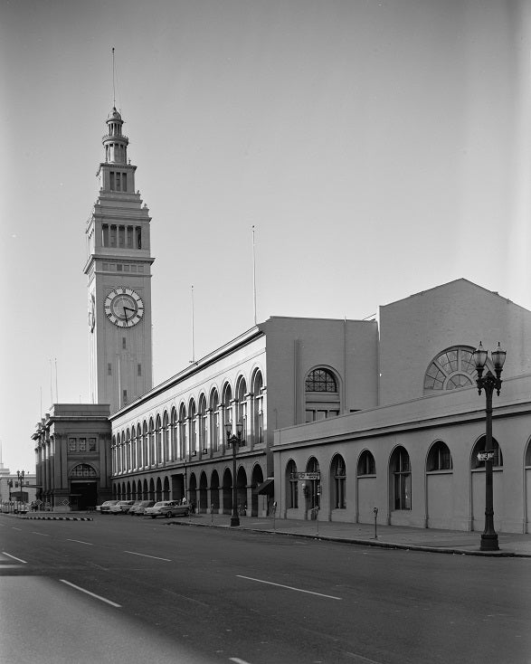San Francisco Ferry Building 1960 Print