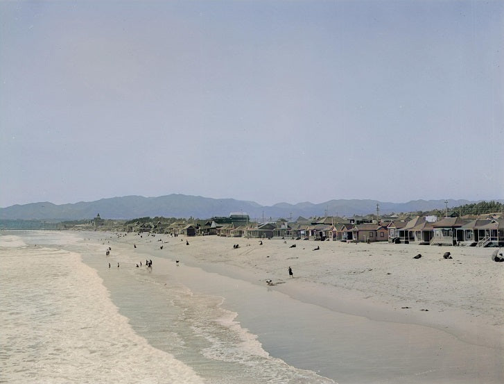 Santa Monica Beach 1905 Color Print