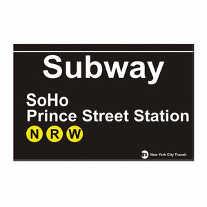 Subway Station Sign Magnets