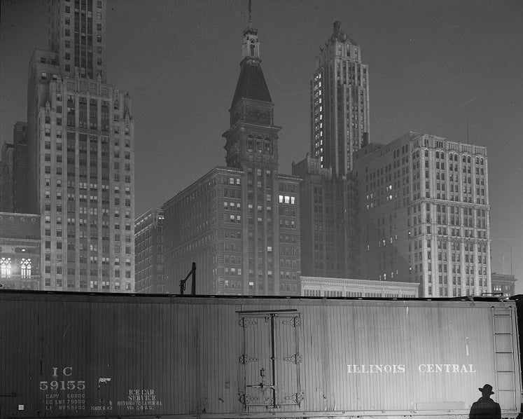 South Water Street Freight Terminal 1943 Print