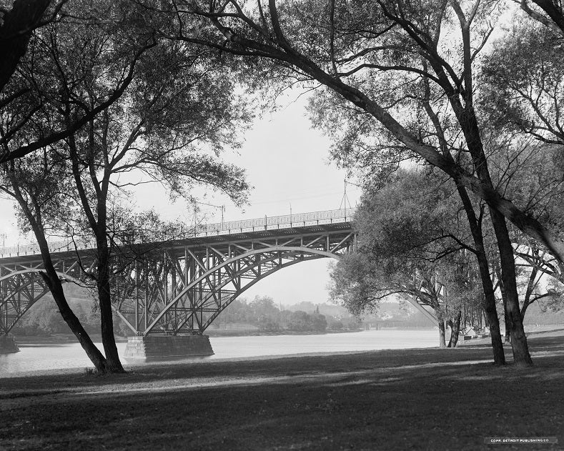 Strawberry Mansion Bridge 1908 Print