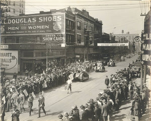 Tank Parade on Elm Street 1919 Print
