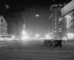 Times Square at Night 1911 Print