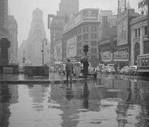 Times Square on a Rainy Day 1943 Print